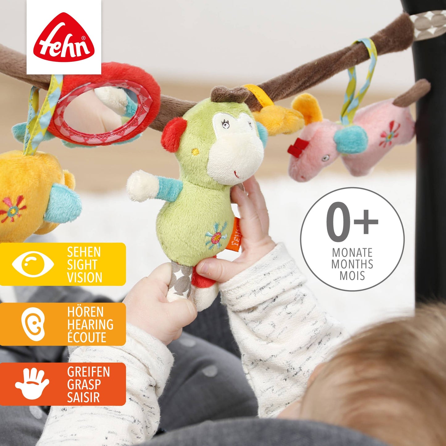 Fehn Kinderwagenketting – Safari (Classic Stars)