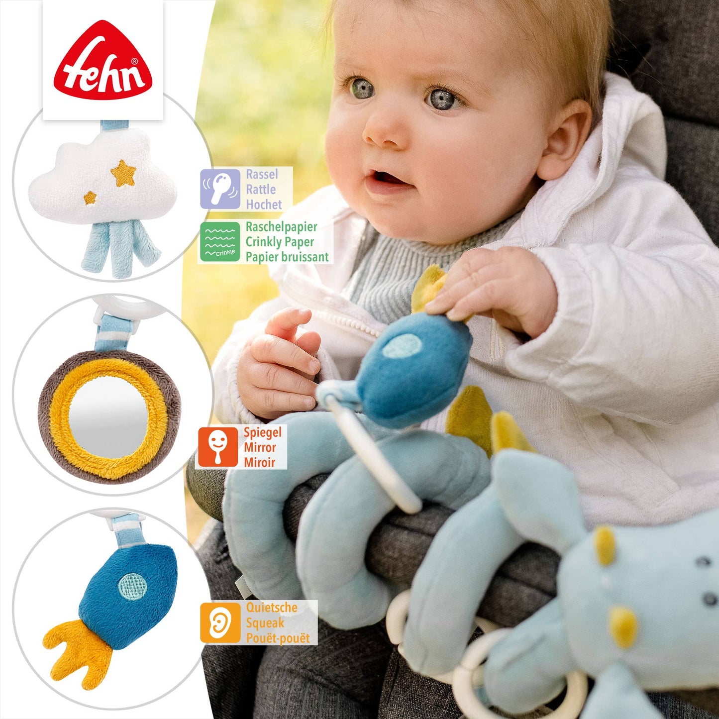 Fehn Activiteitenspiraal – Draak (Little Castle)