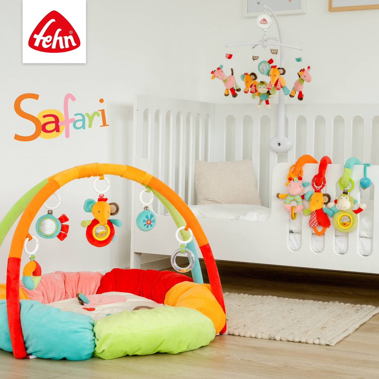 Fehn Kinderwagenketting – Safari (Classic Stars)