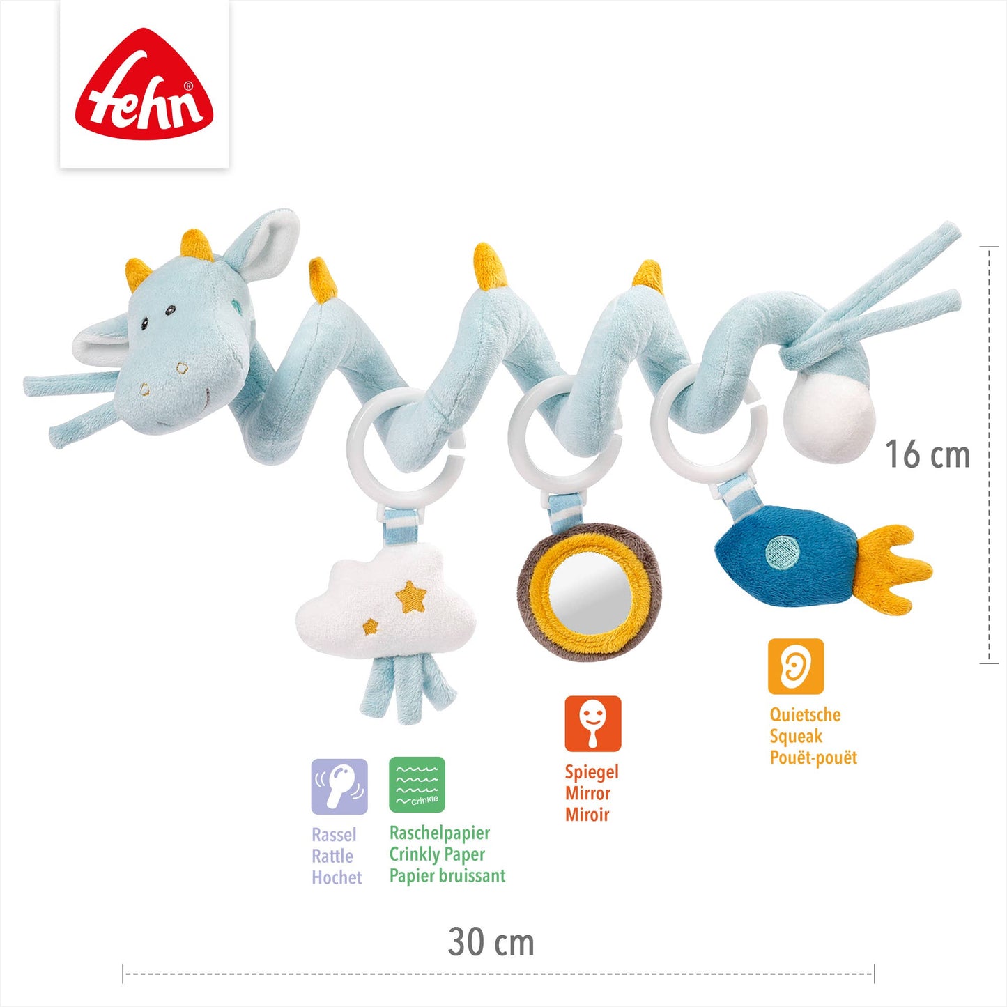 Fehn Activiteitenspiraal – Draak (Little Castle)