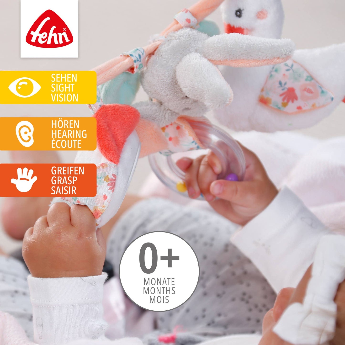 Fehn Kinderwagenketting – Swan Lake (Classic Stars)