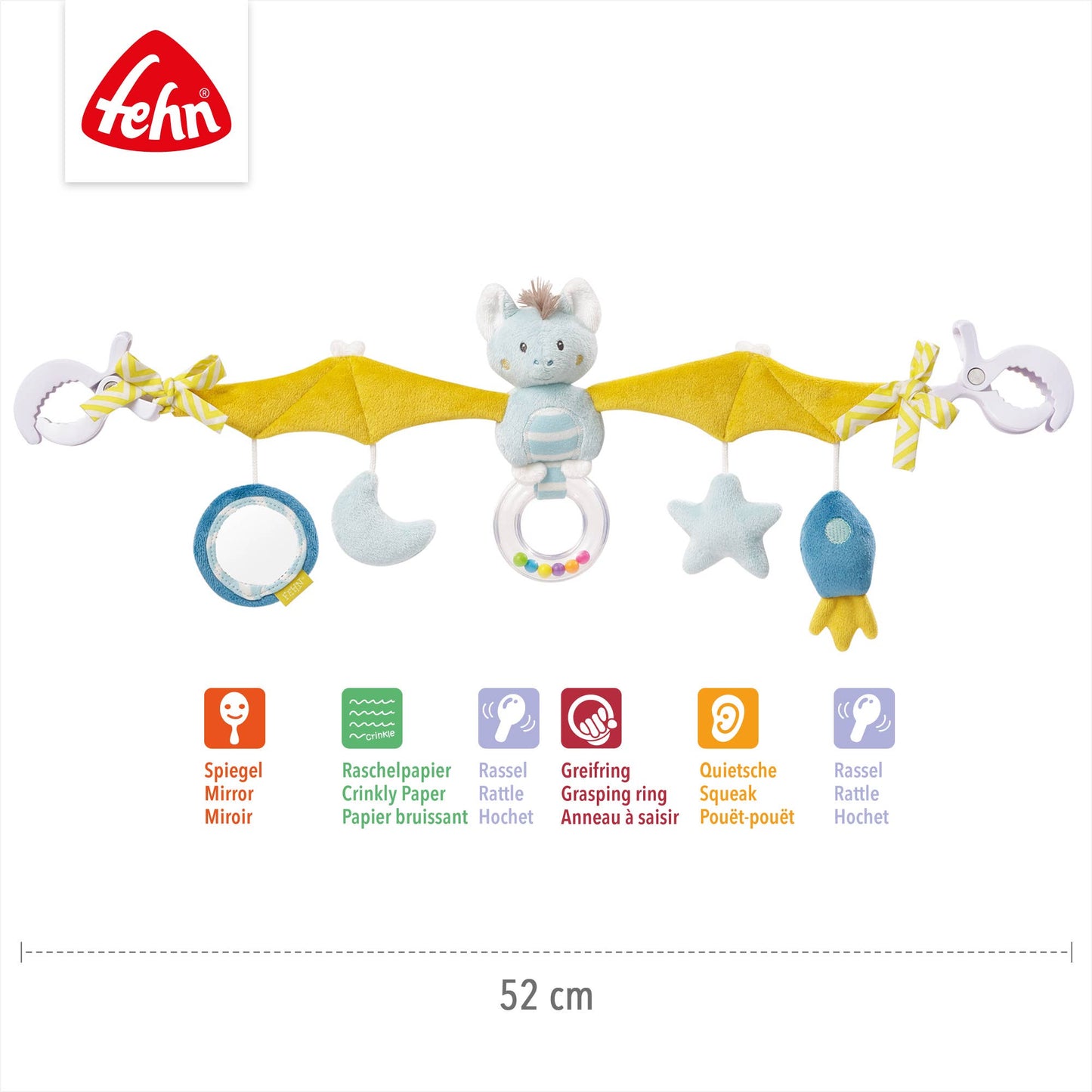 Fehn Kinderwagenketting – Little Castle (Blauw)