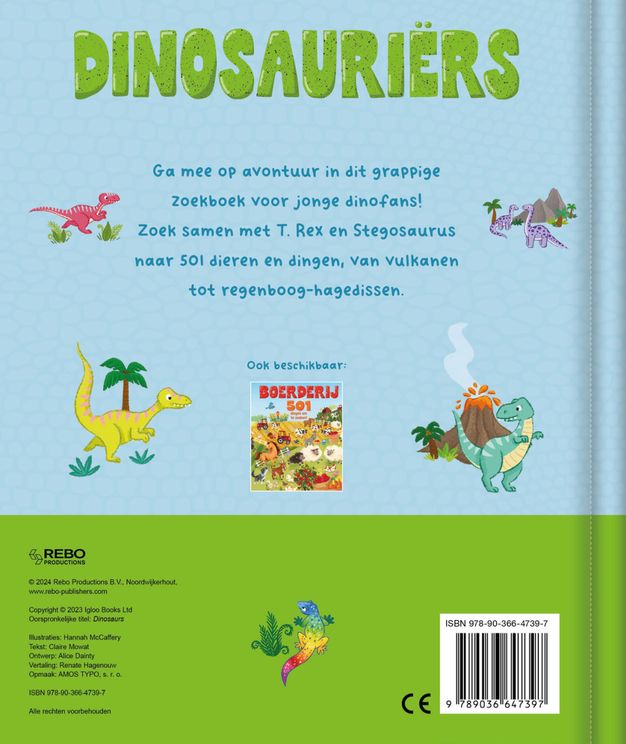 501 dingen om te zoeken - Dinosauriërs