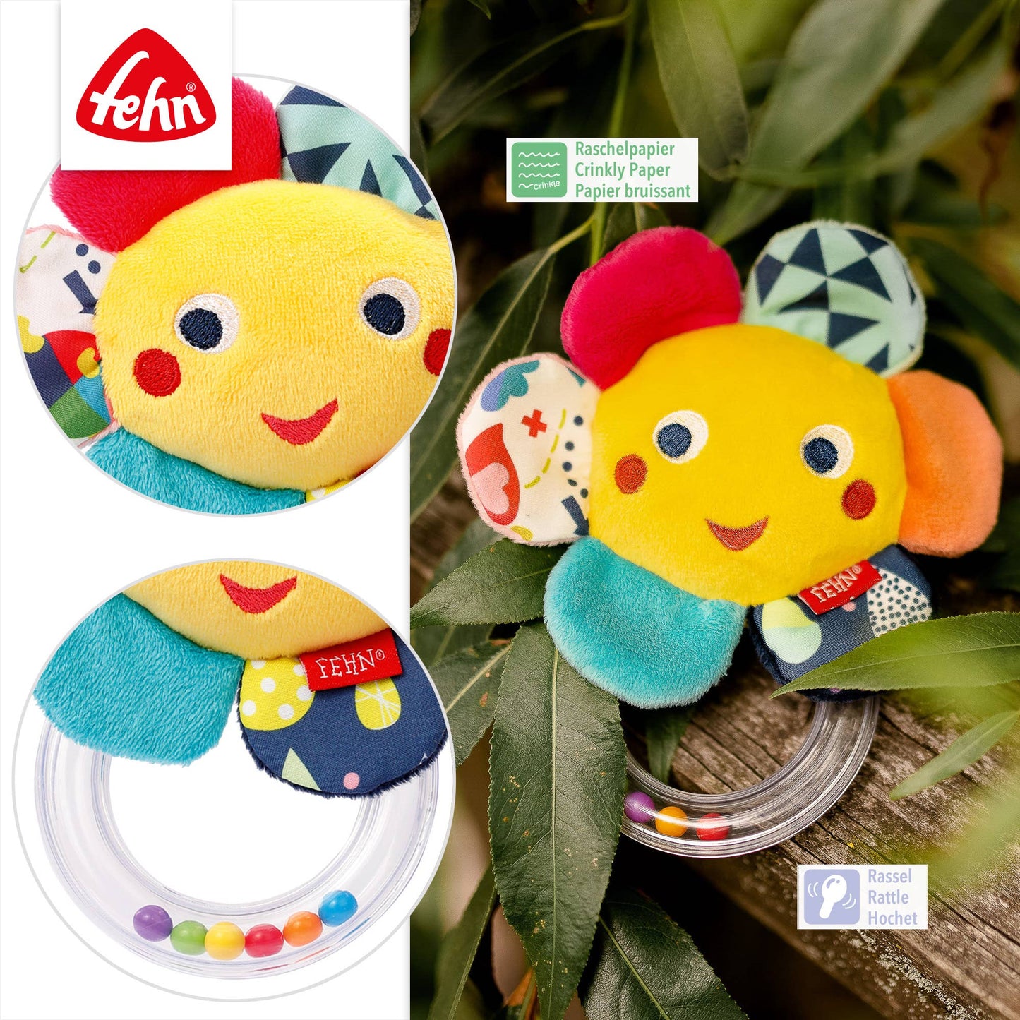 Fehn Rammelring – Bloem (Color Friends)