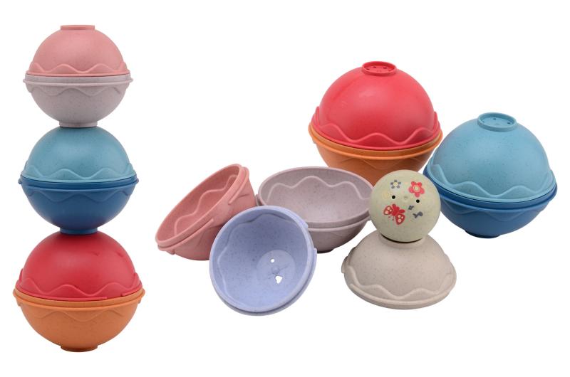 Happy World Stapel Ballen – Bio Plastic