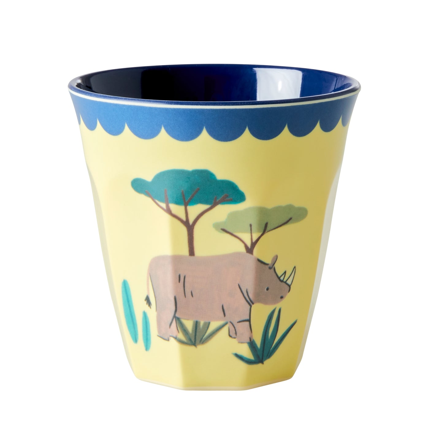 RICE Melamine Beker – Meerkleurig – Funky Prints Groen/Blauw