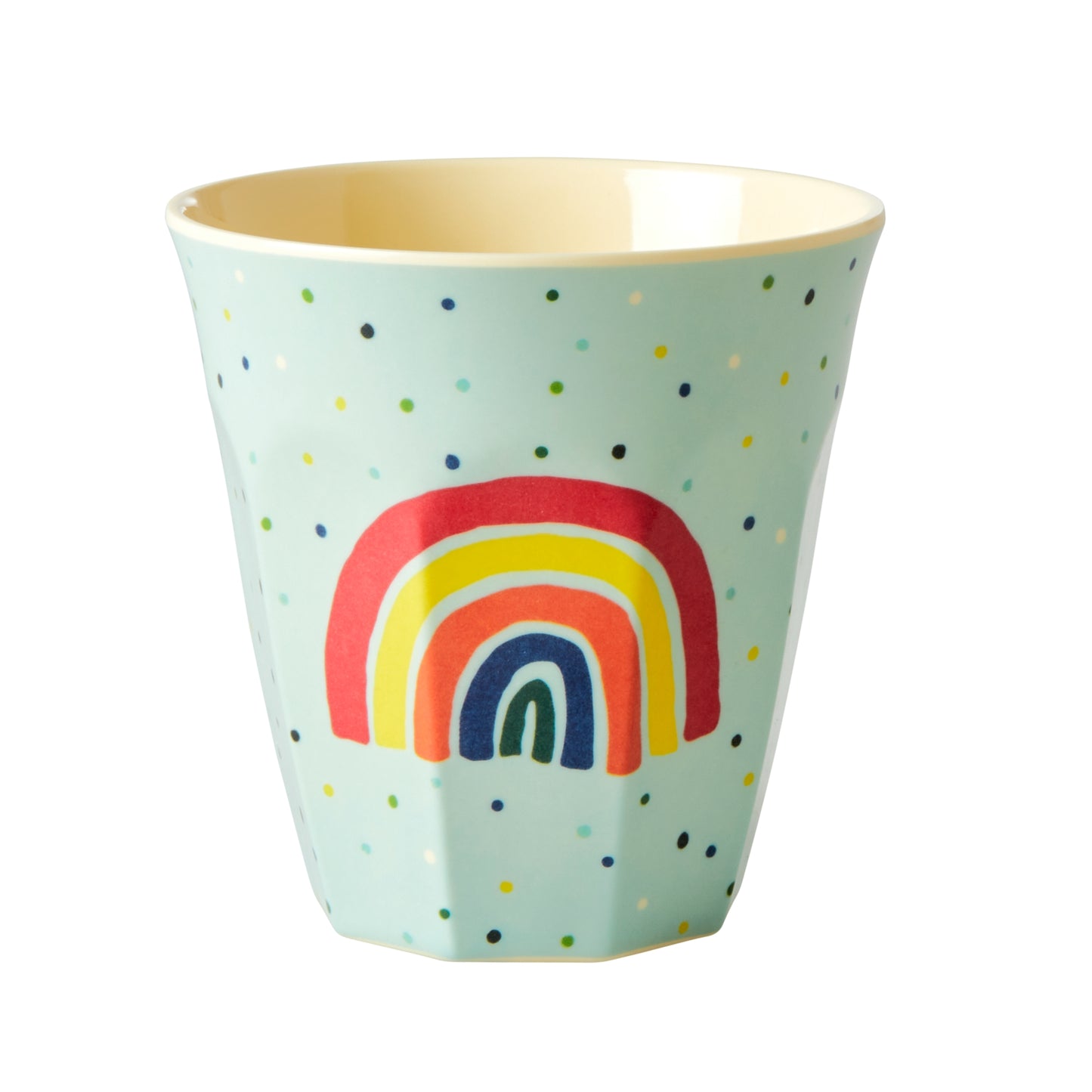 RICE Melamine Beker – Meerkleurig – Funky Prints Groen/Blauw