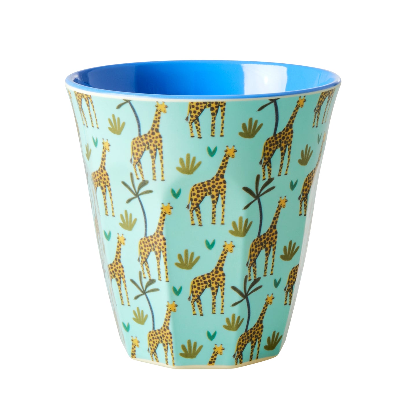 RICE Melamine Beker – Meerkleurig – Funky Prints Groen/Blauw