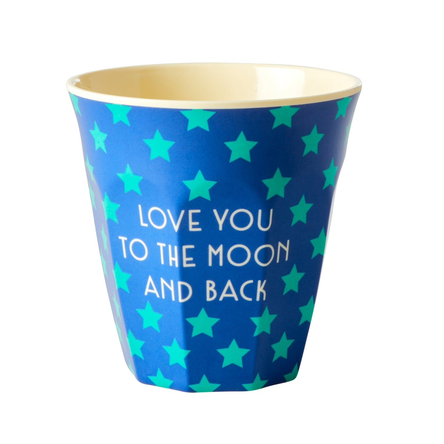 RICE Melamine Beker – Meerkleurig – Funky Prints Groen/Blauw