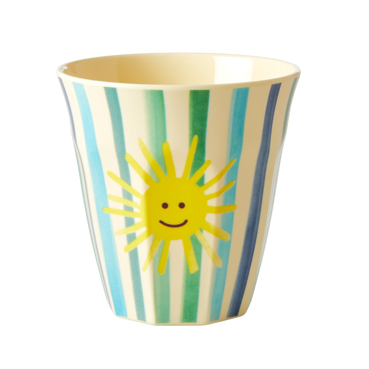 RICE Melamine Beker – Meerkleurig – Funky Prints Groen/Blauw