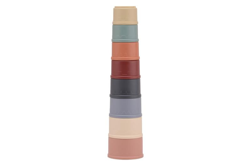Happy World Stapeltoren – Bio Plastic (8-delig)