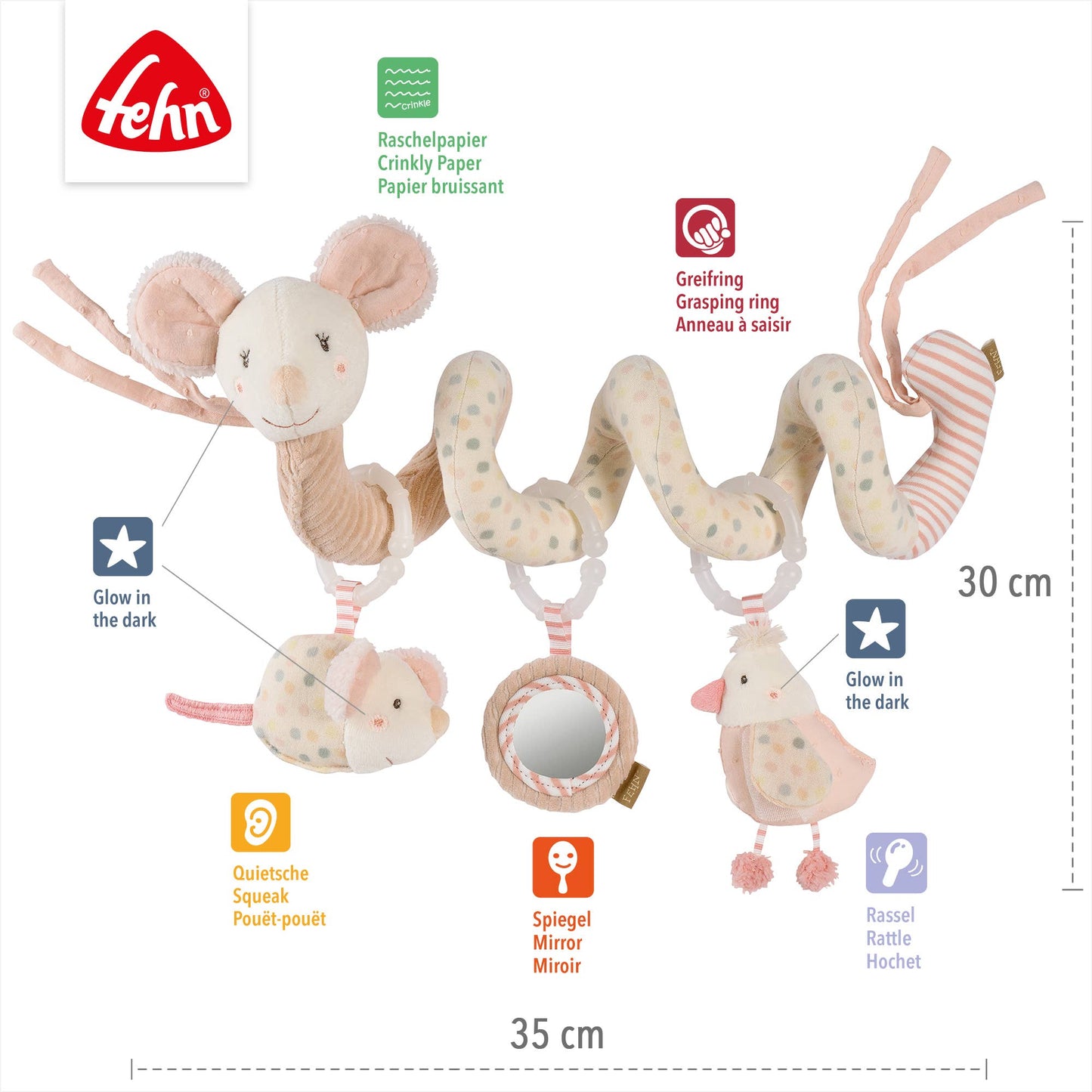 Fehn Activiteitenspiraal – Muis (FehnLand)