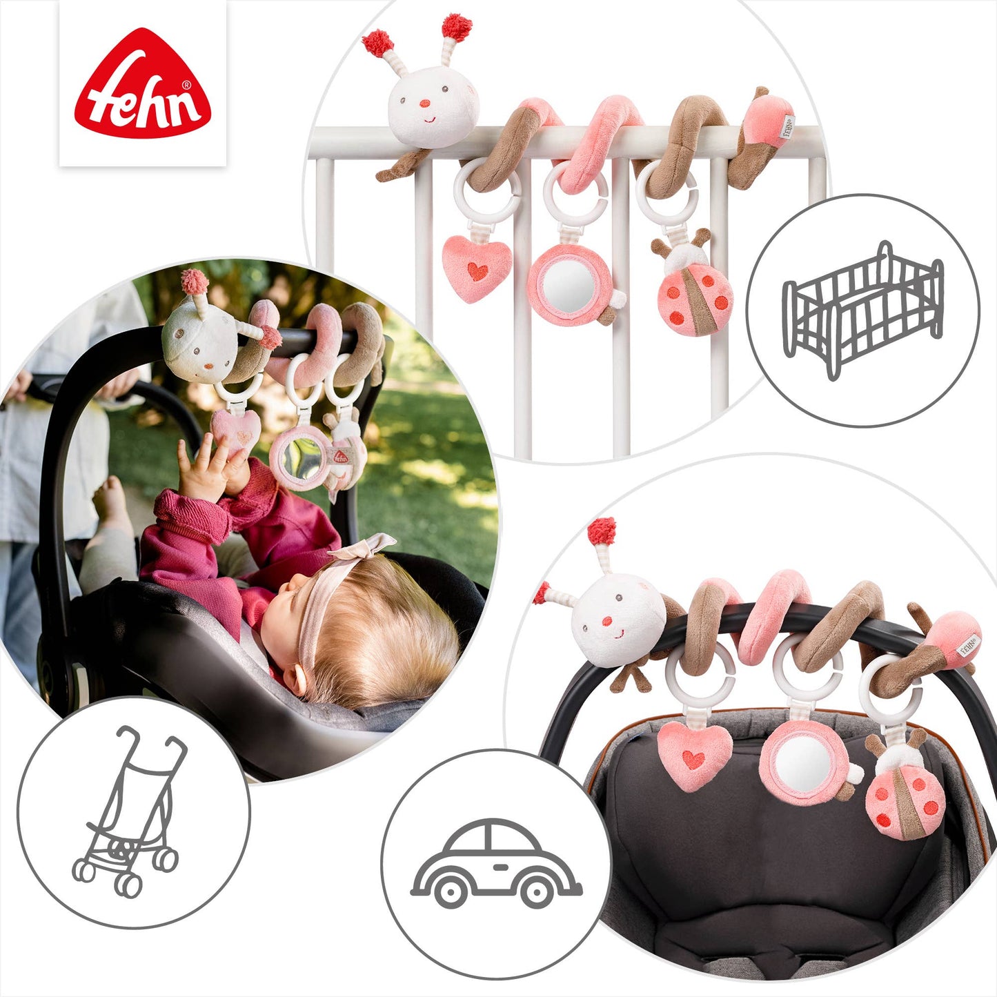 Fehn Activiteitenspiraal – Bij (Garden Dreams)