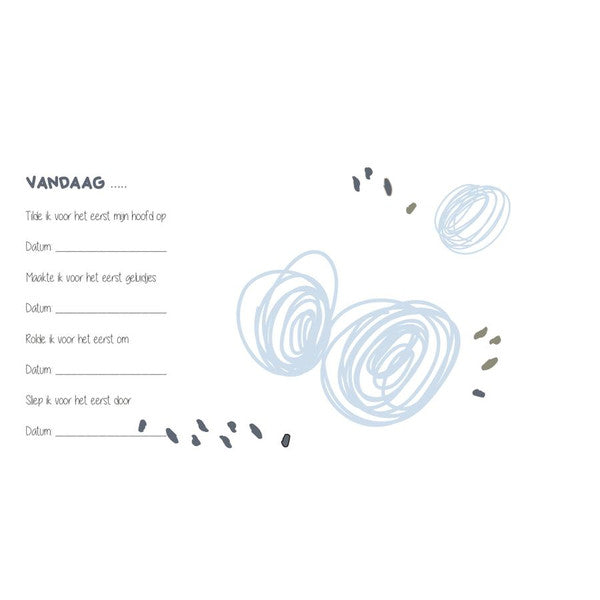 Babyboek - Blauw