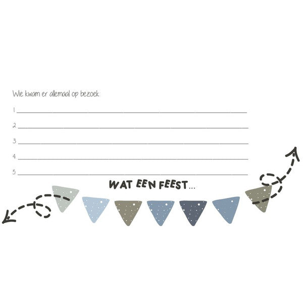 Babyboek - Blauw