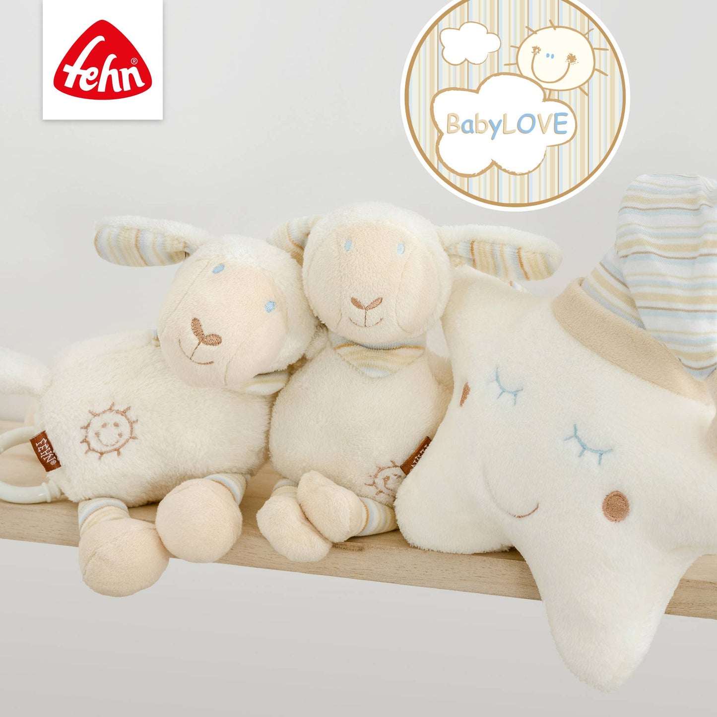 Washandschoen voor schapen - washandje met dierenmotief