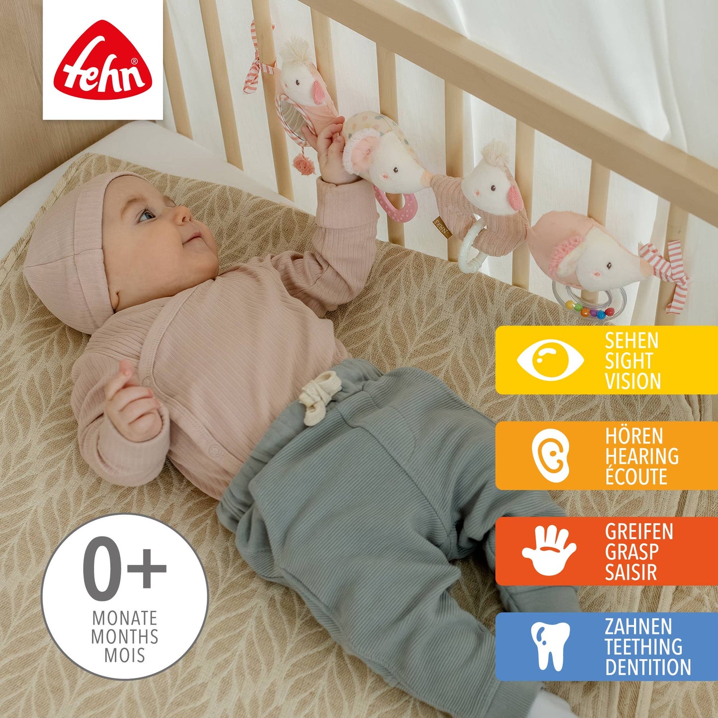 Fehn Kinderwagenketting – FehnLand (Glow in the Dark)