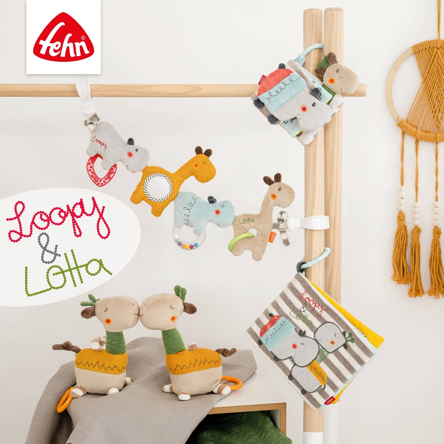 Fehn Grijpstang – Giraffe (Loopy & Lotta)