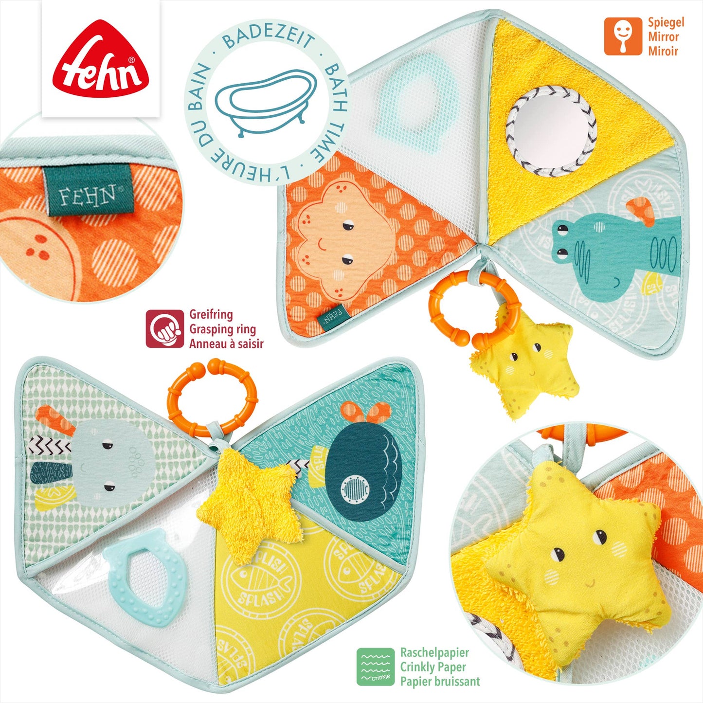 Fehn Badboek – Onderzeeër (Splash & Play)