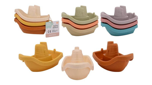 Happy World Badbootjes – 3 Stuks – Bio Plastic