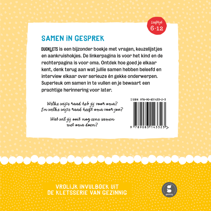 Duoklets – Oma & Kind – van Gezinnig