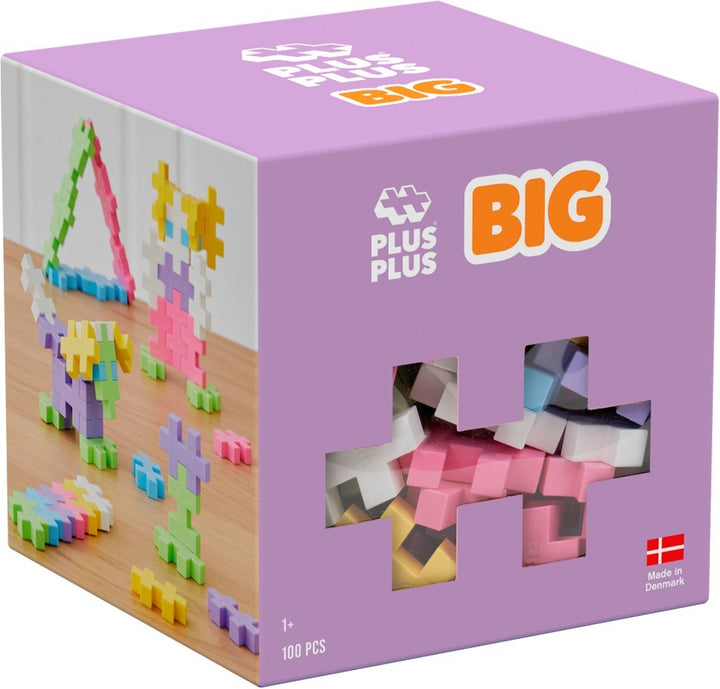 Plus-Plus BIG – Pastel Colormix (100 stuks)