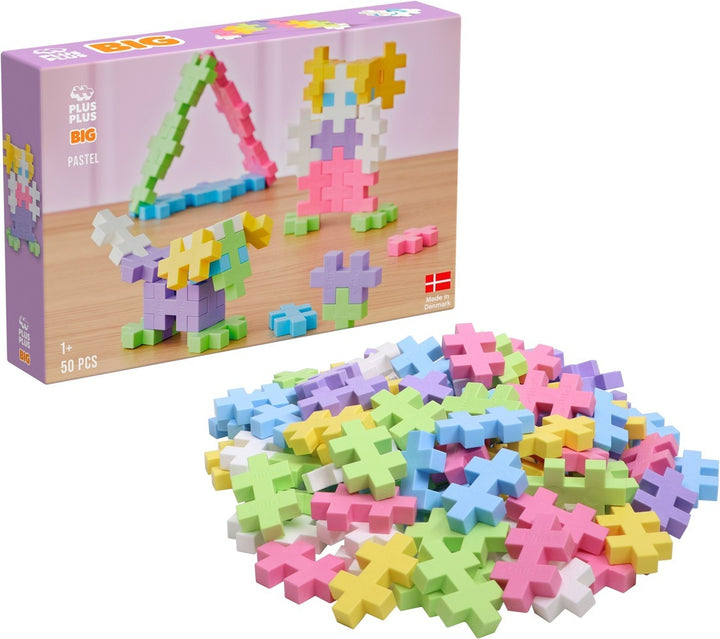 Plus-Plus BIG – Pastel Colormix (50 stuks)