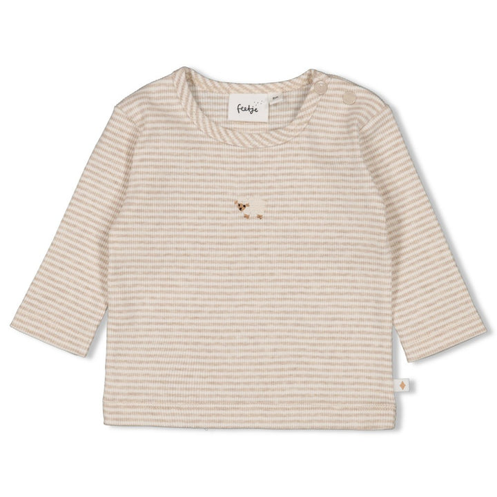 Feetje - Longsleeve rib met streep - Sleepy Sheepy