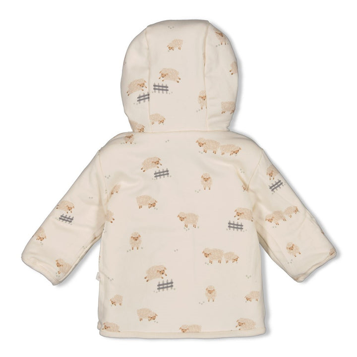 Feetje - Omkeerbaar teddy jasje met capuchon - Sleepy Sheepy