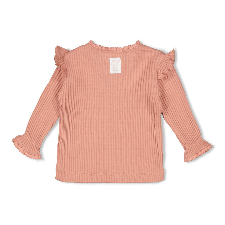 Feetje - Longsleeve ajour rib - Morning Sun