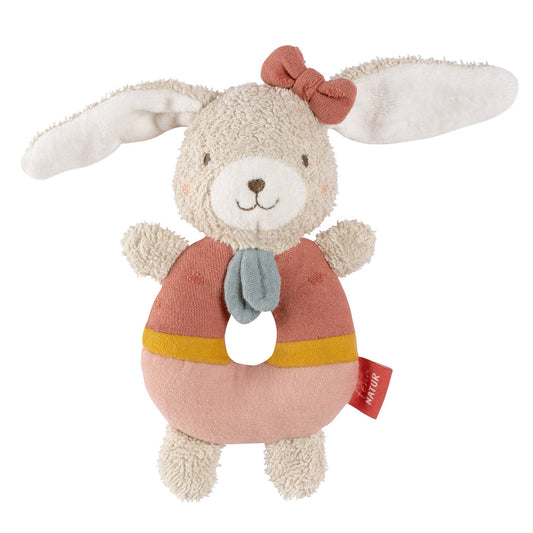 FehnNatur Grijpspeeltje – Ringkonijn (roze)