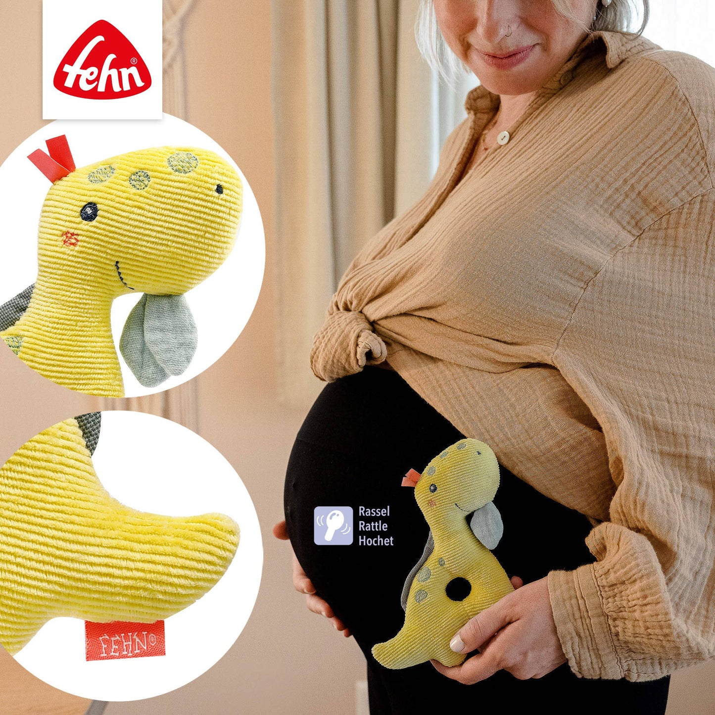 Fehn Grijpspeeltje – Dino (Happy Dino)